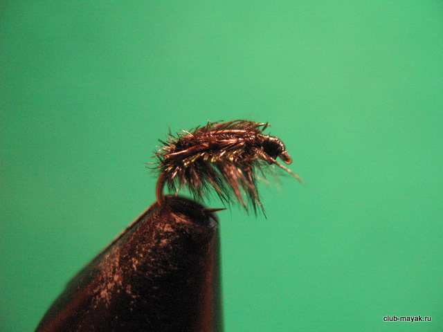 мокрая мушка Wet Black Beetle