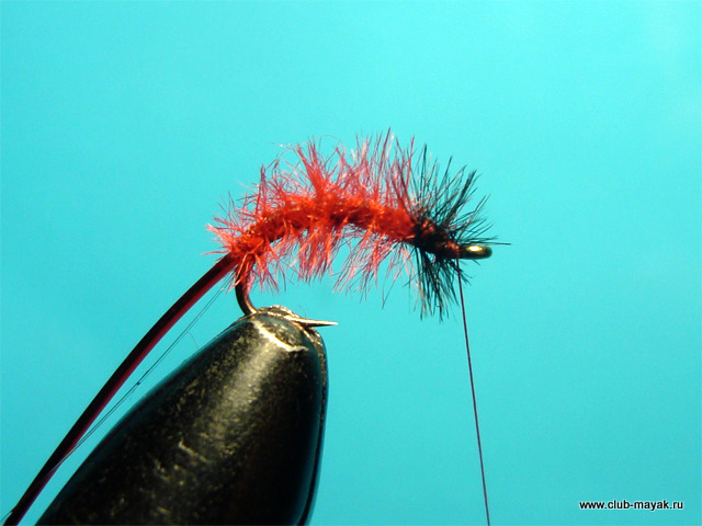 Мокрая мушка Bloodworm Мотыль