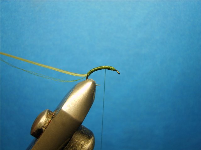 Нимфа Caddis Larvae Olive 777 