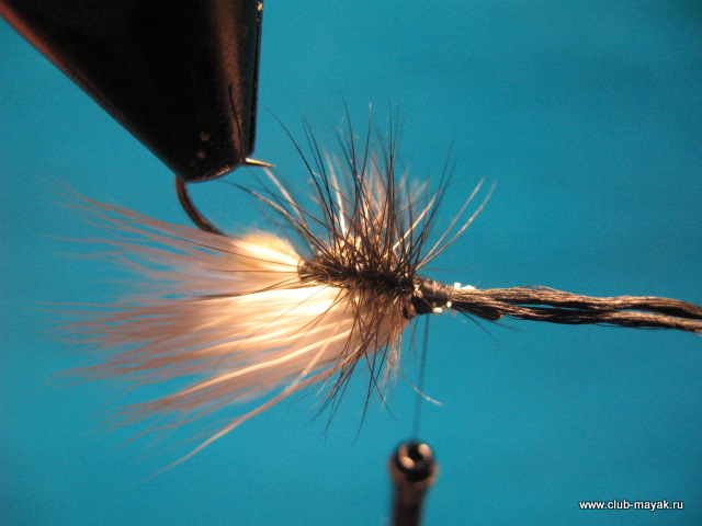 сухая мушка Chuk`s October Caddis