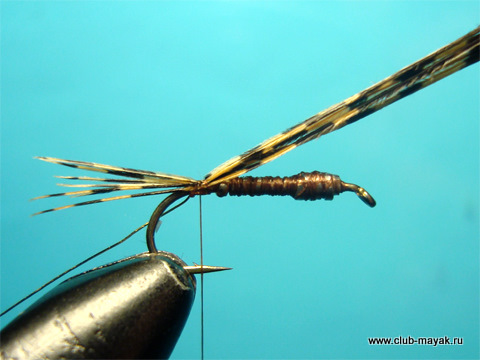 Нахлыстовая мушка нимфа Gold Pheasant Tail