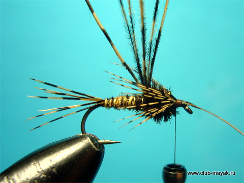 Нахлыстовая мушка нимфа Gold Pheasant Tail