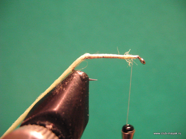 Сухая мушка Green Butt Buck Bug