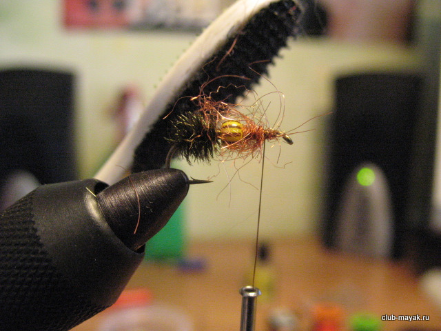 сухая мушка Hackle Brown Cock