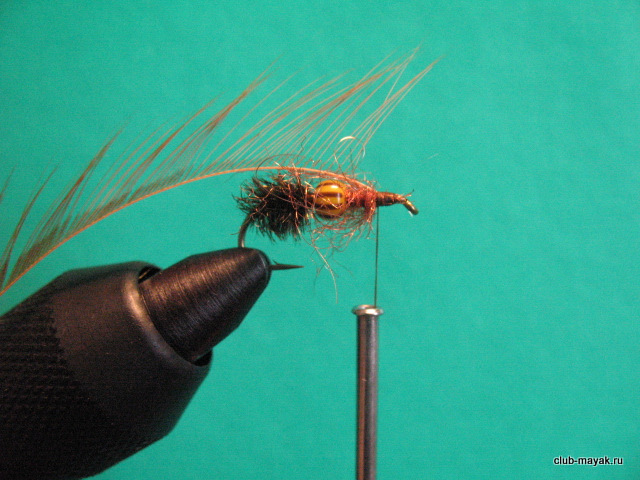 сухая мушка Hackle Brown Cock