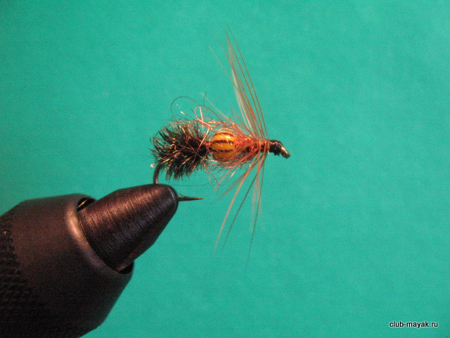 сухая мушка Hackle Brown Cock