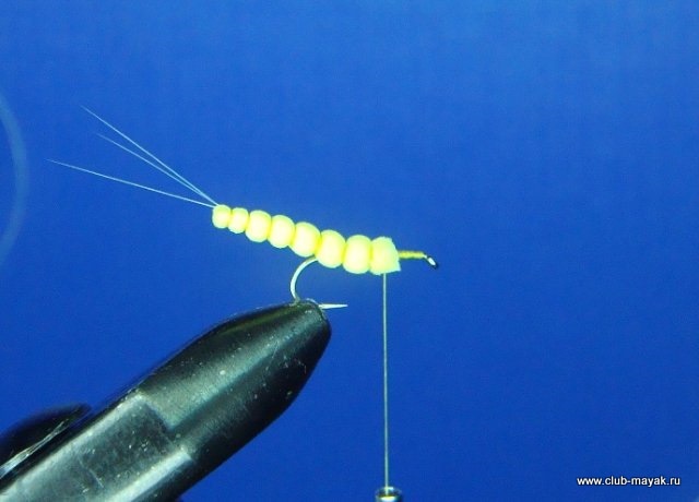 сухая мушка Yellow Mayfly