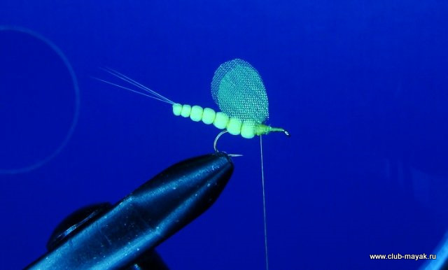 сухая мушка Yellow Mayfly