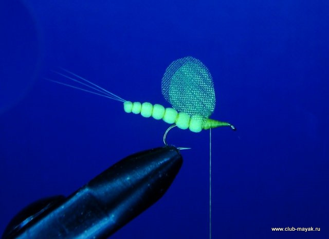 сухая мушка Yellow Mayfly