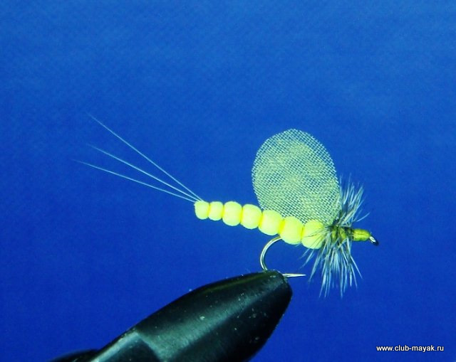 сухая мушка Yellow Mayfly