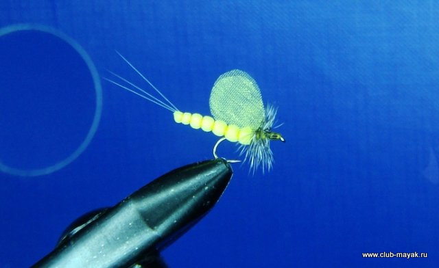 сухая мушка Yellow Mayfly