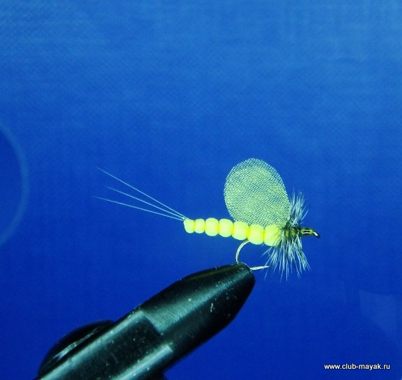 сухая мушка Yellow Mayfly